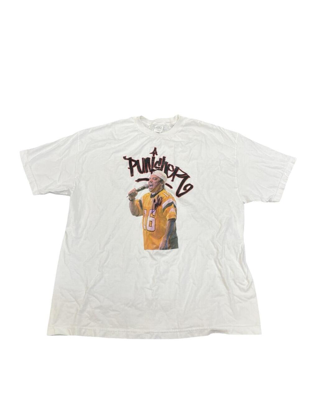 VTG Carlos Mencia The Punisher Tour T Shirt XXL Y2K Comedy
